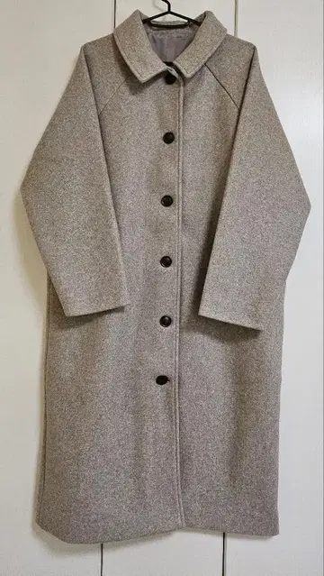 레이 캐신 롱 코트 베이지