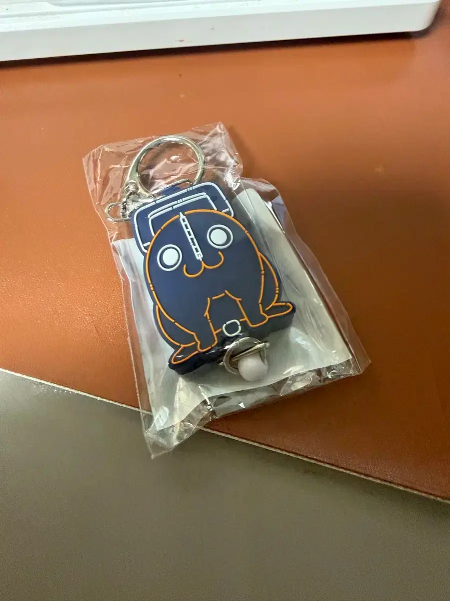 Chainsaw Man Pochita Rubber Chain Keyring