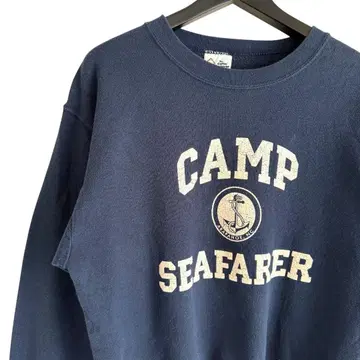 90s 빈티지 USA제 CAMP 로고 네이비 M L4