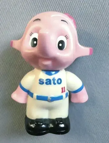 사토제약 사토코짱 소프트 비닐 저금통 빈티지