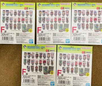 드래곤볼 40주년 제일복권 F상 아크릴 스탠드 5개 세트