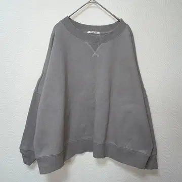 퓨어세신 속기모 풀오버 트레이닝복 와이드 캐주얼 심플