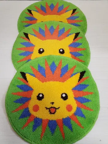 레어 TOMY 초기 포켓몬스터 피카츄 플로어 매트