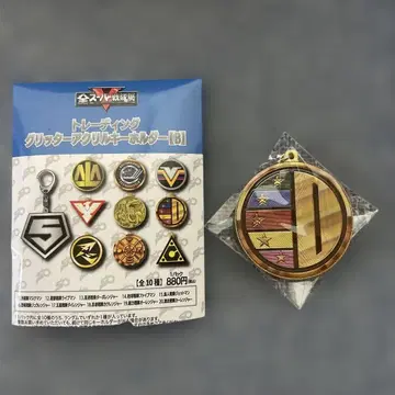 트레이딩 글리터 아크릴 키링 다이레인저