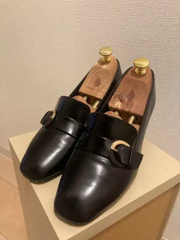 매킨토시 철학 블랙 로퍼 23.5cm 힐 있음