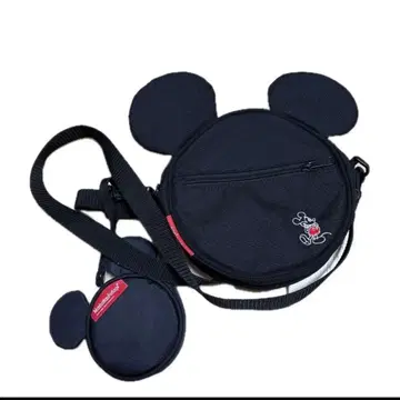 맨해튼 미키 디즈니 숄더백 블랙 자수