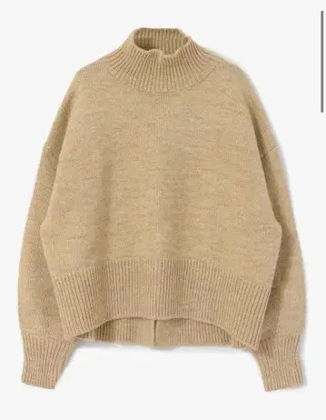 어반 리서치 니트 스웨터 터틀 스퀘어 니트 베이지