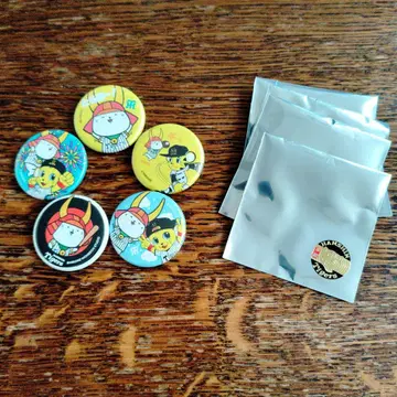 [ 5종 세트 ] 캔뱃지 히코냥 한신 타이거즈