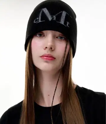 MUCENT 무센트 한국 브랜드 비니 니트 모자 블랙