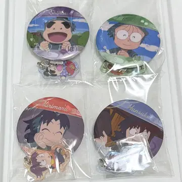 닌타마 란타로 트레이딩 참 포함 캔뱃지 도이 한스케