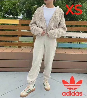 한국 한정판 아디다스 코듀로이 & 플리스 자켓 보아 자켓