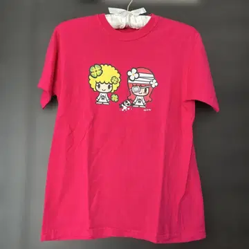 JUDY AND MARY 슈퍼 러버즈 핑크 티셔츠 M