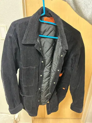 UNIVERSAL OVERALL 코듀로이 자켓 블랙