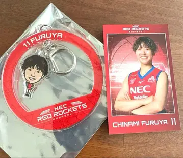 NEC 레드 로케츠 후루타니 치나미 키링&카드 세트