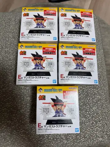 제일복권 DRAGON BALL 40th E상 만화 스트럭처 5종