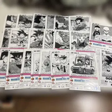 제일복권 드래곤볼 G상 코믹 클리어 파일 세트