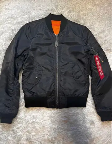 알파인더스트리 MA-1 블루종 플라이트 자켓 리버서블