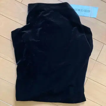 GEORGES RECH 긴팔 터틀넥 블랙 40 사이즈 일본제