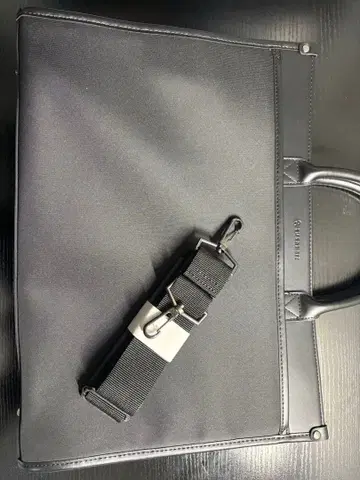 [ 새상품급 ] 2way 블랙 나일론 비즈니스 백