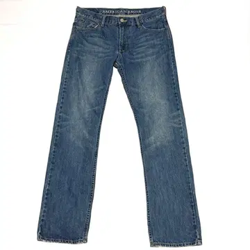 w33 93cm 아메리칸 이글 남성용 청바지 데님 빈티지 가공