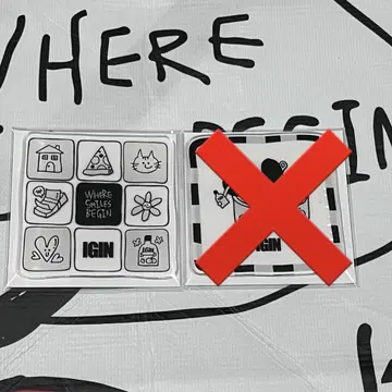 BTS JIN IGIN 팝업 시부야 코스터 2