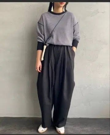 [ 새상품급 ] mizuiroind 미즈이로 인드 와이드 카고 팬츠