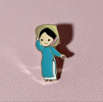 만국 박람회 한정판 베트남관 핀 배지