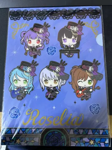 뱅드림 클리어 파일 산리오 파티ver. Roselia