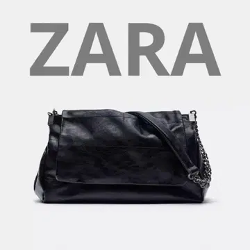 [ 당일 발송 가능 ] ZARA 락 플랩 체인 숄더백