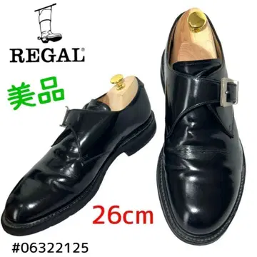 REGAL 싱글 몽크 슈즈 26cm 블랙