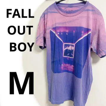 FALL OUT BOY MANIA 티셔츠 M 사이즈 여성용 남성용
