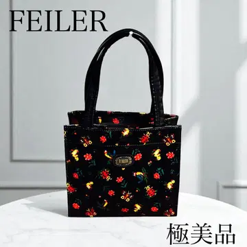 새상품급 FEILER (페이러) 팬턴 패턴 가죽 핸드백