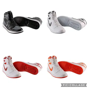 Nike 하이컷 스니커즈 4색 세트