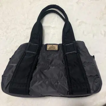 토트백 그레이 블랙 나일론