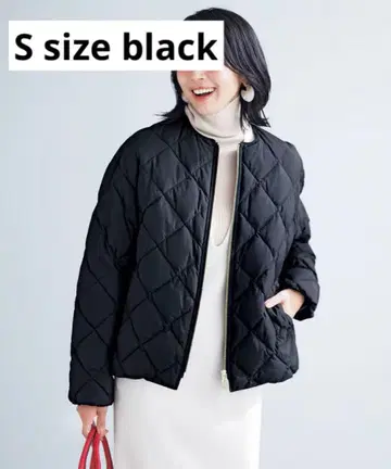 [ 새상품급 ] TAION x UNFILO 퀼팅 노카라 다운 자켓