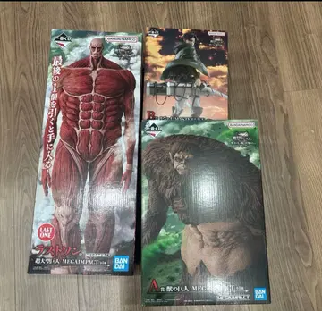 제일복권 진격의 거인 A상 B상+라스트 원상 초거대 거인+기타상