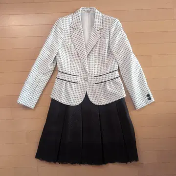 A-proudly 트위드 재킷 스커트 세트