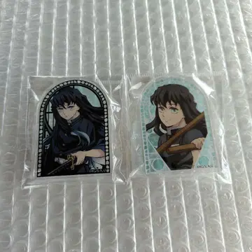 귀멸의 칼날 토키토 무이치로 스탠드 아크릴 배지 세트