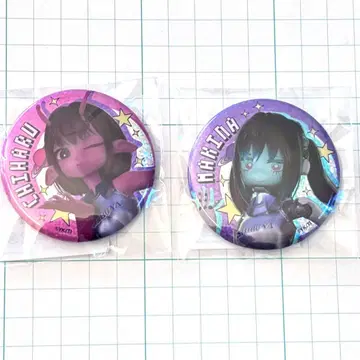 밀키 웨이 키라키라 캔뱃지 마키나 치하루 시부야 TSUTAYA 한정판