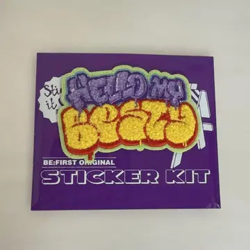 BE:FIRST 모코모코 자수 스티커 Hello My BESTY