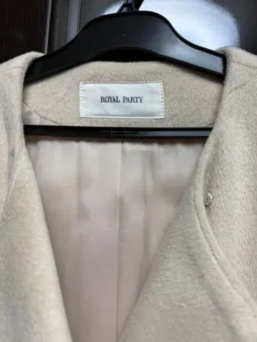 ROYAL PARTY 더블 버튼 롱 코트 F