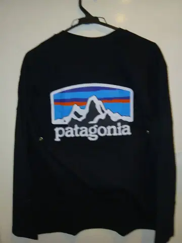 patagonia 블랙 L 사이즈 긴팔 티셔츠