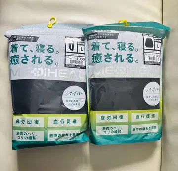 워크맨 메디힐 새상품 블랙 L K 피로 회복 리커버리 의류