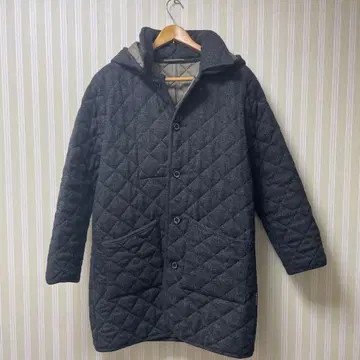 트래디셔널 웨더웨어 울 퀼팅 코트 사이즈 40