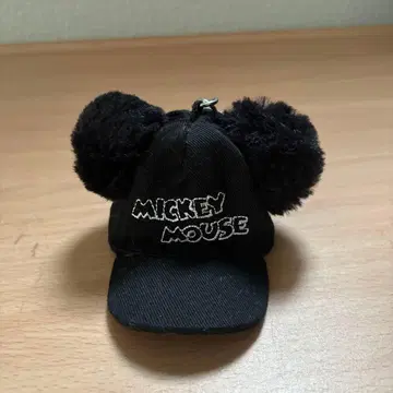 미키마우스 블랙 팬캡