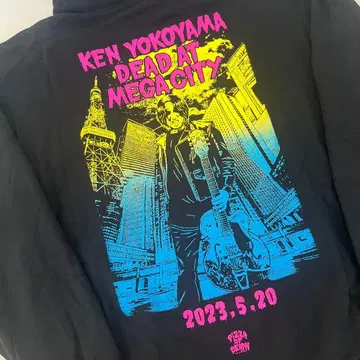 KEN YOKOYAMA DEAD AT MEGACITY 후디 L 사이즈