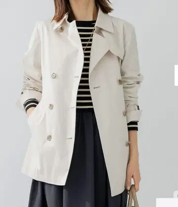 23구 코튼 폴리에스테르 개버딘 트렌치코트 42