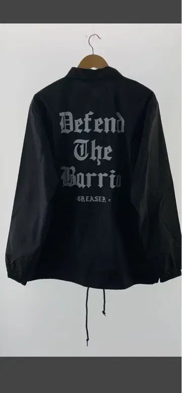 GREASER 블랙 나일론 자켓 XL