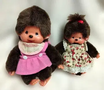 세키구치 몽치치 봉제 인형 2체 세트