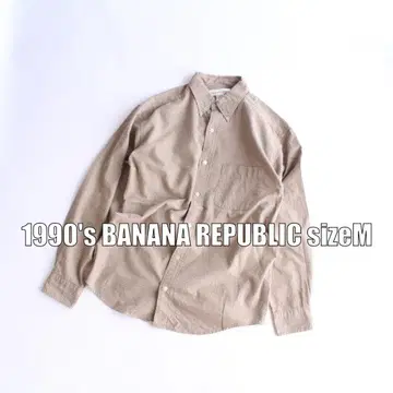 90's BANANA REPUBLIC 체크 무늬 셔츠 M [ GG0098